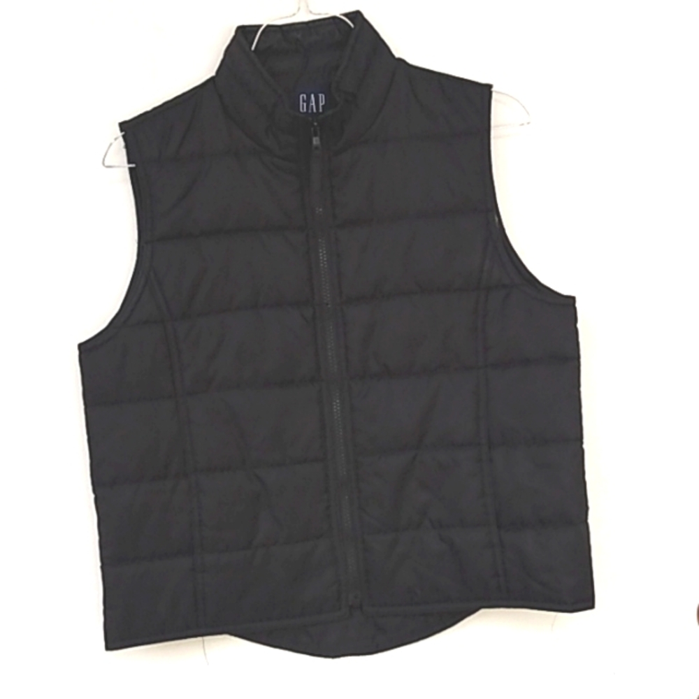 March 1999 Gap 90s Y2K Black Vest Small Fall Winter Spring Vintage